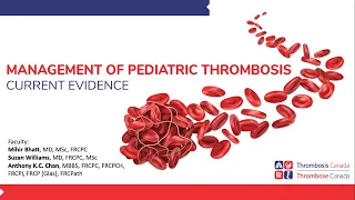 Management of Pediatric Thrombosis