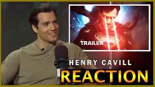 Henry Cavill REACTION Justice League Snyder Cut Trailer REDUB
