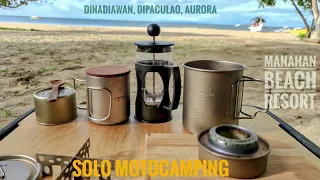 SOLO MOTOCAMPING, MANAHAN BEACH RESORT, DINADIAWAN, AURORA