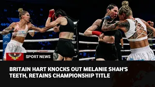 BKFC 51 Highlights: Britain Hart knocks out Melanie Shah's teeth, retains championship title