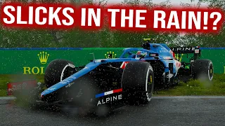What If F1 Didn't Have Any Wet Weather Tyres - Then It Rained?