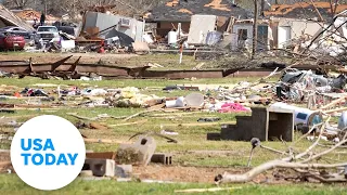 Neighborhoods begin clean-up after tornado tears through Mississippi | USA TODAY