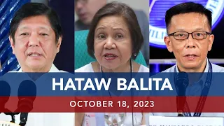 UNTV: HATAW BALITA  |   October 18, 2023