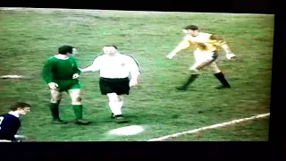 George Best sent off against Scotland 1970