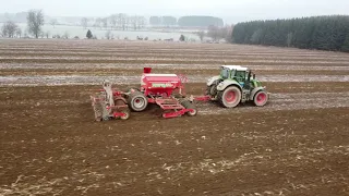 Taserag semi de seigle avec Horsch 6AS et Fendt 828