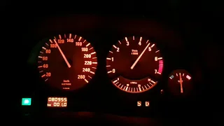 Bmw E32 735i Automatic 1987 M30b35 Acceleration 0-140 kmh