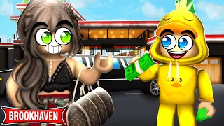 Mijn VRIENDIN Is Een GOLD DIGGER In Roblox! (Brookhaven)