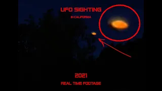 UFO CAUGHT ON CAMERA LIVE IN IDYLLWILD CALIFORNIA 2021 REAL FOOTAGE!!!