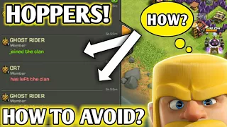 HOW TO AVOID HOPPERS FROM JOINING CLAN 🤔 | FIND HISTORY OF ANY PLAYER 😇