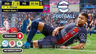 eFootball PES 2024 LITE 300MB PPSSPP ANDROID UPDATE NEW TRANSFER & MENU BEST GRAPHICS HD