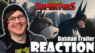 DC LEAGUE OF SUPER-PETS Batman Trailer Reaction!