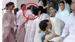 EMOTIONAL Salman-Shahrukh-Akshay-Deepika- Madhuri Breaks Down Seeing Sridevi's After PASSING AWAY