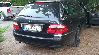 e500 w211 s211 v8 family car brutal sound