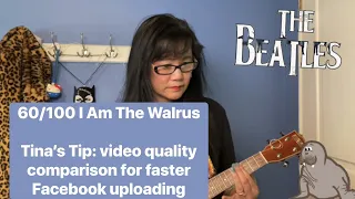 60/100 I Am The Walrus, The Beatles (1967) Tina's Tip: Video quality comparison upload to Facebook