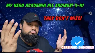 FIRST TIME REACTING TO All My Hero Academia Endings!| Finally started watching it !