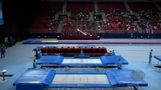 TUVAKBAIEVA Diana (UKR) - 2017 Trampoline Worlds, Sofia (BUL) - Qualification Trampoline Routine 1