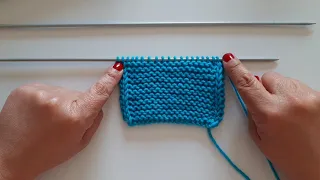 Il vivagno o cimosa ai ferri / How to knit edge, selvedge / punto de orillo, punto de borde