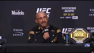 Alexander Volkanovski Post-Fight interview