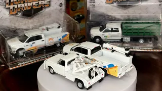 Unboxing: Greenlight Dually Drivers Series 7 Ram Trucks and some bonuses