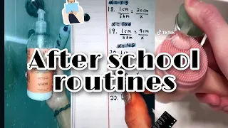 After school routines(tiktok Compilations)