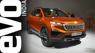 Skoda Vision IN | First look | Walkaround | evo India