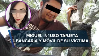 Feminicida de Iztacalco usaba tarjeta bancaria y celular de Claudia Andrea tras su muerte