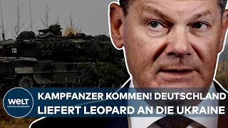 PUTINS KRIEG: Jetzt kommen die Kampfpanzer! Deutschland liefert Leopard an die Ukraine