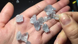 How to Wire Wrap Tiny Crystals | Celestite