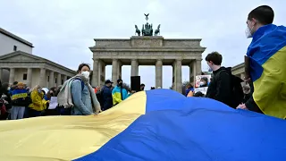 Solidarität mit der Ukraine: Demo in Berlin | AFP