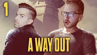 ESCAPE THE PRISON!! | A Way Out - Gameplay Walkthrough Part 1 (w/ Pulse)