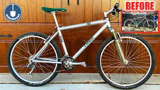 Raw Aluminum Bike Restoration - 1996 Trek 8500