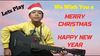 We Wish You a Merry Christmas and Happy New Year on Guitar