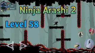 Ninja Arashi 2 Level 58 | Act 3 | Artifacts Location | without dying