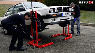 Colonne de levage mobile manuel :  comment utiliser une colonne de levage pour voiture ?