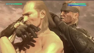 Metal Gear Solid 4 Guns of the Patriots Snake vs Liquid Final Boss