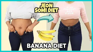 I did 😱 jeon somi 전소미 banana diet for 3 days & this happened