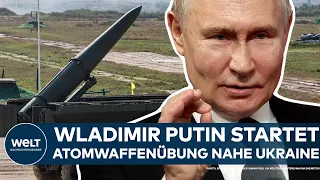 PUTINS KRIEG: "Antwort auf Drohungen westlicher Vertreter!" Russen mit Atomwaffenübung nahe Ukraine