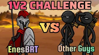 Stick War 3 2v1 Challenge - Can I Defeat 2 Players Alone?