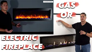 Gas vs Electric fireplace (pros and cons)