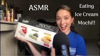 (ASMR) Eating Ice Cream Mochi