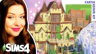 Building a MASSIVE Castle With the NEW Sims 4 Castle Estate Kit
