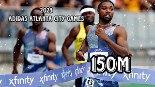 2023 adidas Atlanta City Games - Men’s 150m (Noah Lyles, Ferdinand Omanyala, Erriyon Knighton)