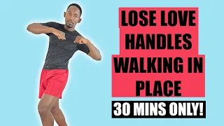 30-Minute Walking In Place Love Handle Workout for A Slim Waist