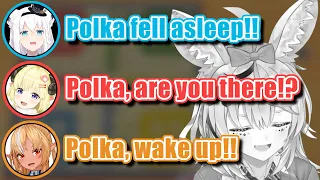 Polka Gradually Loses Her Consciousness Until She Completely Falls Asleep