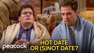 Two and a Half Men | Charlie and Alan are Sickly Desperate for a Date