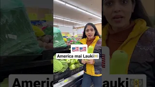 Lauki price in USA America ki Jankari|Unique things about USA #shorts #shortsvideo #amitaamerica #us