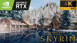 TESV Skyrim SE Ultra Modded Next-Gen Realistic Graphics 2023 | Verdrenna ENB + Picturesque | RTX3090