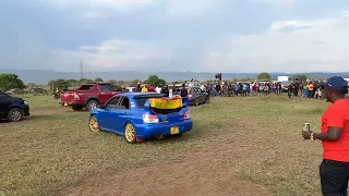 Ugandans with their Subarus. See how they drift. WRC 2023, Sleeping Warrior 2.