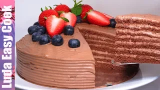 «МОЛОЧНАЯ ДЕВОЧКА»  Шоколадный ТОРТ на праздник! | MILKY GIRL CAKE MILCHMÄDCHEN | food channel