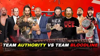 Can Team Authority Defeat Team Bloodline WWE 2K22